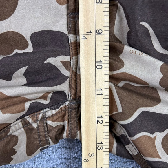 Drake Men's Old School Camo Brown and Tan Fleece Lined Cargo Pants - Picture 10 of 11